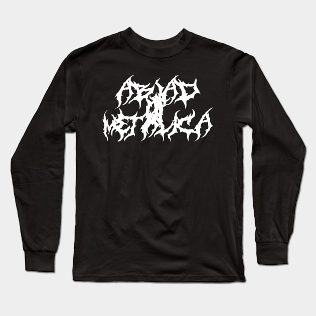 Abjad Of Metalica Long Sleeve T-Shirt by Merriama